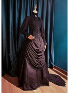 Surface Spell Gothic Night Boat Bustle Style Long Skirt(Multiple Colours/Full Payment Without Shipping)